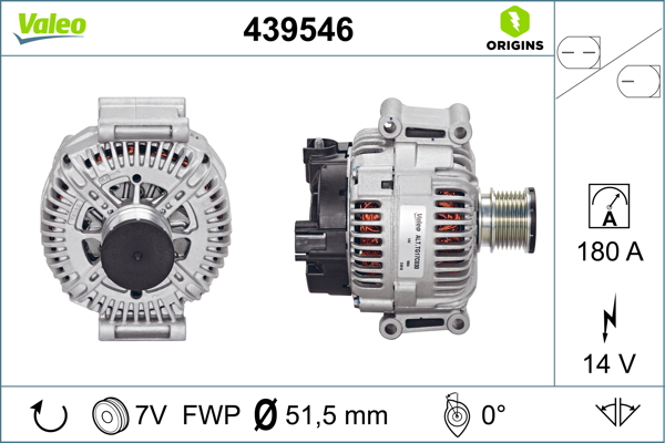Alternator VALEO 439546