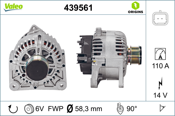 Alternator VALEO 439561