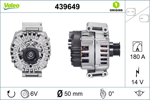 Alternator VALEO 439649