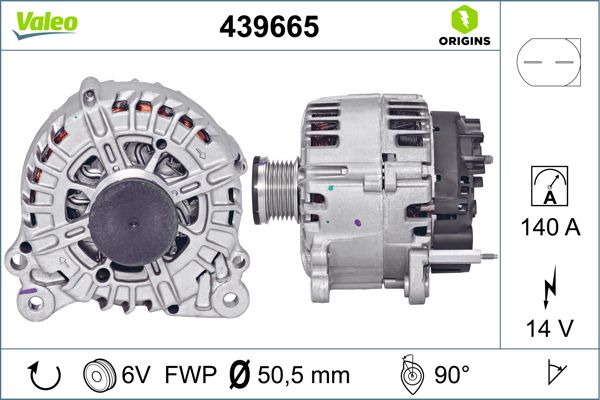 Alternator VALEO 439665
