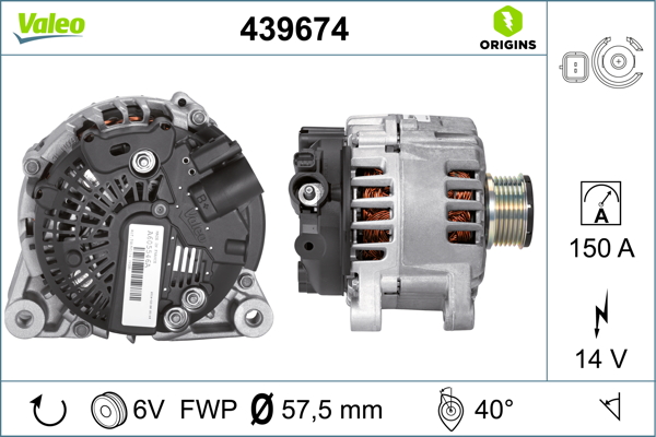 Alternator VALEO 439674