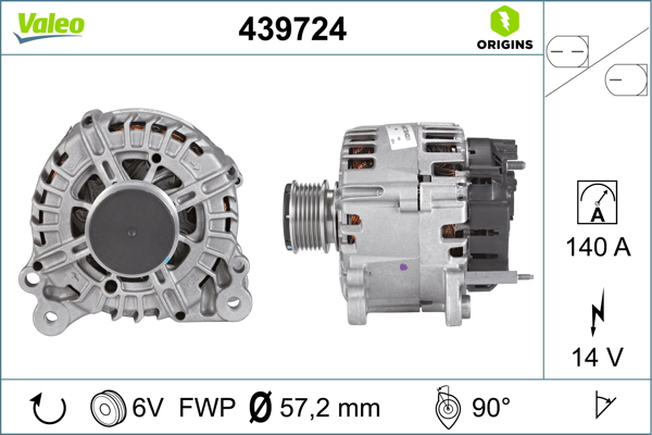 Alternator VALEO 439724