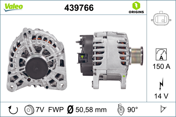 Alternator VALEO 439766