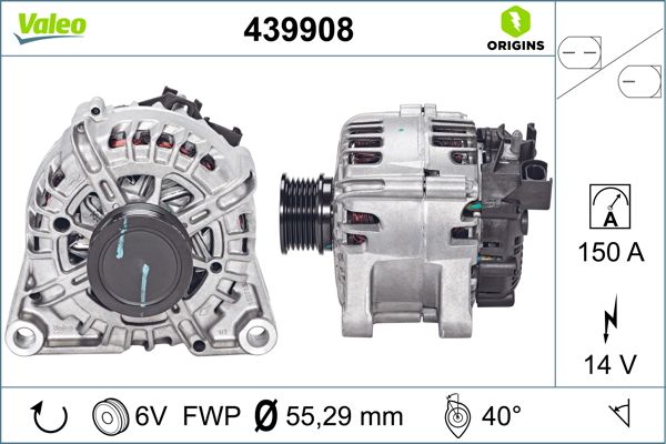 Alternator VALEO 439908
