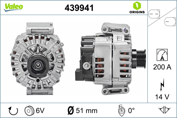Alternator VALEO 439941