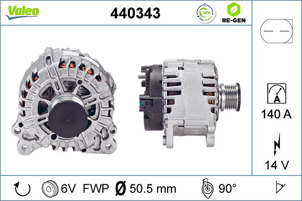Alternator VALEO 440343