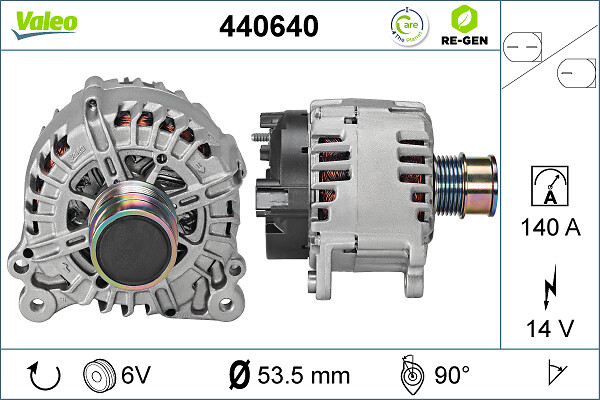 Alternator VALEO 440640