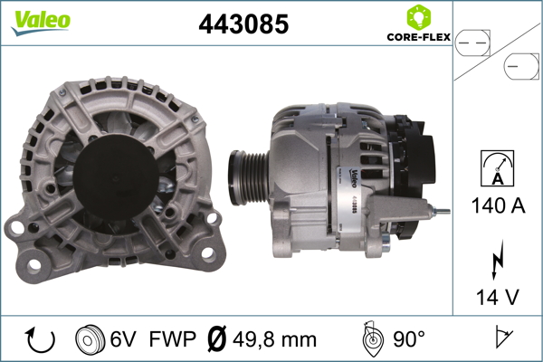 Alternator VALEO 443085