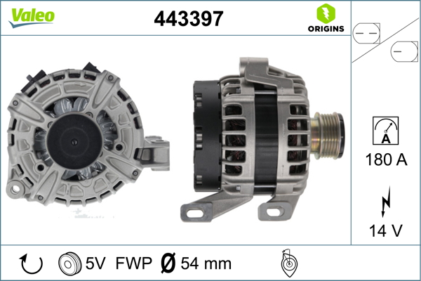 Alternator VALEO 443397