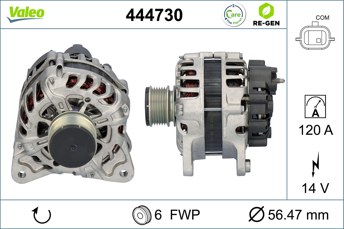 Alternator VALEO 444730
