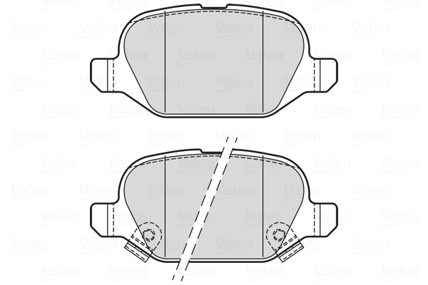 Placute frana VALEO 302338