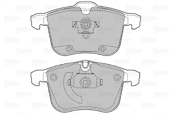 Placute frana VALEO 598808