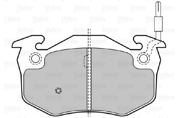 Placute frana VALEO 598177