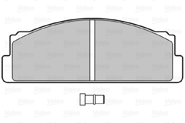 Placute frana VALEO 598088