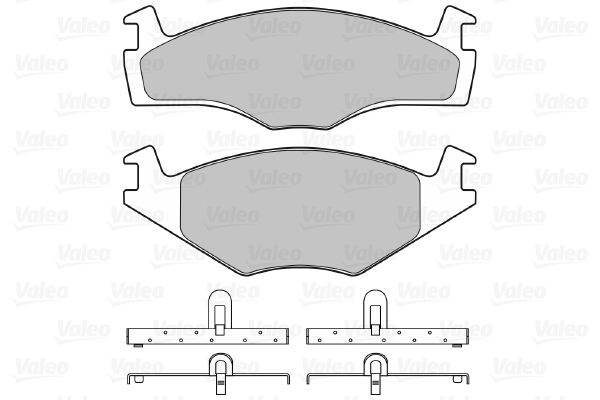Placute frana VALEO 598258