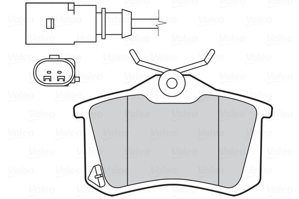 Placute frana VALEO 301681