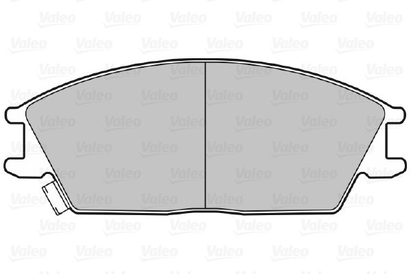 Placute frana VALEO 598052