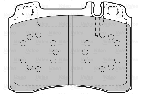 Placute frana VALEO 598601
