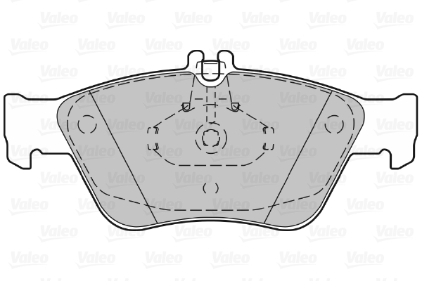 Placute frana VALEO 598357