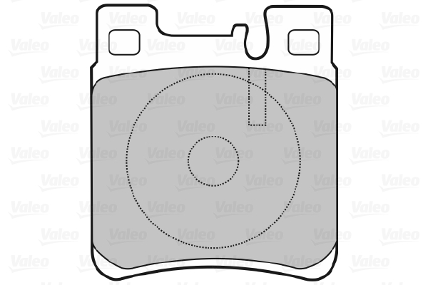 Placute frana VALEO 598617