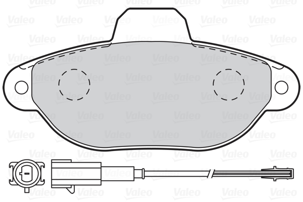 Placute frana VALEO 302093