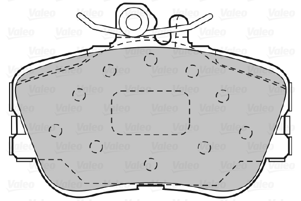Placute frana VALEO 598013