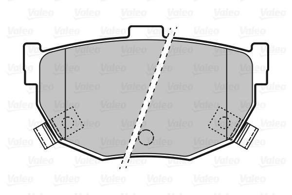 Placute frana VALEO 598817