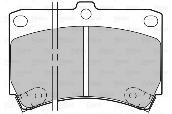Placute frana VALEO 598274