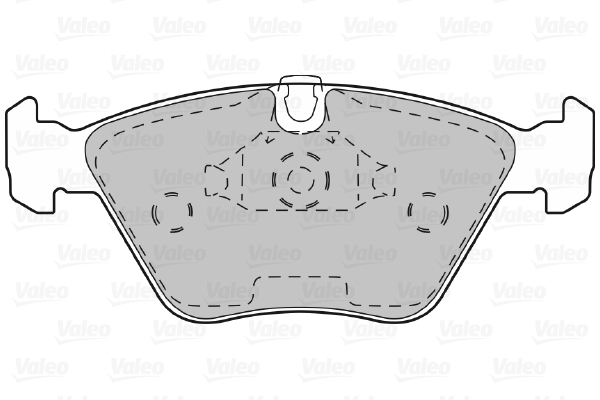 Placute frana VALEO 598310