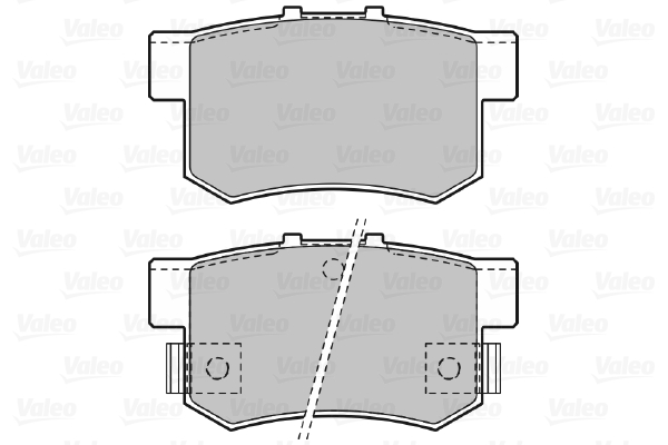 Placute frana VALEO 598682