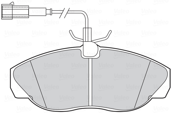 Placute frana VALEO 301429