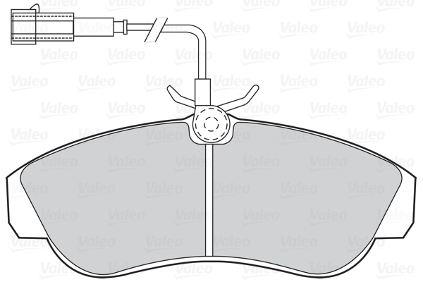 Placute frana VALEO 302061