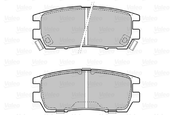 Placute frana VALEO 598519