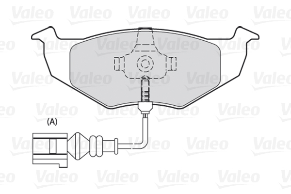 Placute frana VALEO 301488