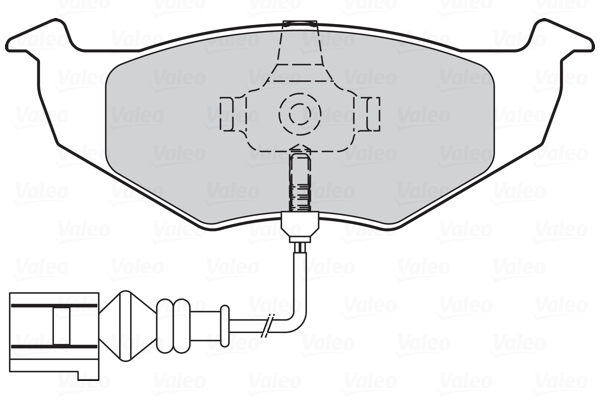 Placute frana VALEO 301805