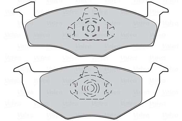 Placute frana VALEO 301403