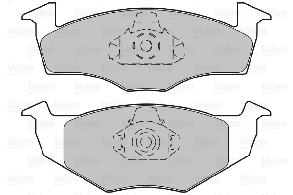 Placute frana VALEO 598403