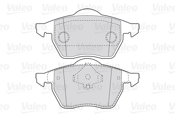 Placute frana VALEO 301355