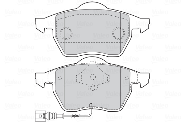 Placute frana VALEO 301486