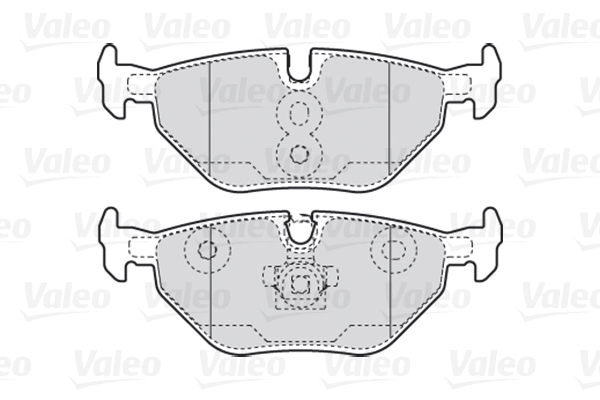 Placute frana VALEO 301753