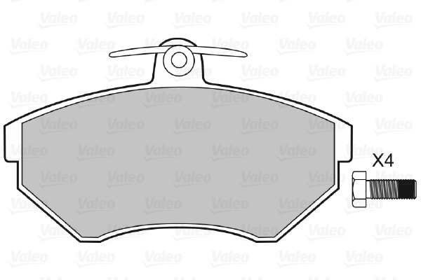 Placute frana VALEO 598330