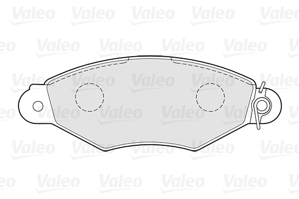 Placute frana VALEO 301726
