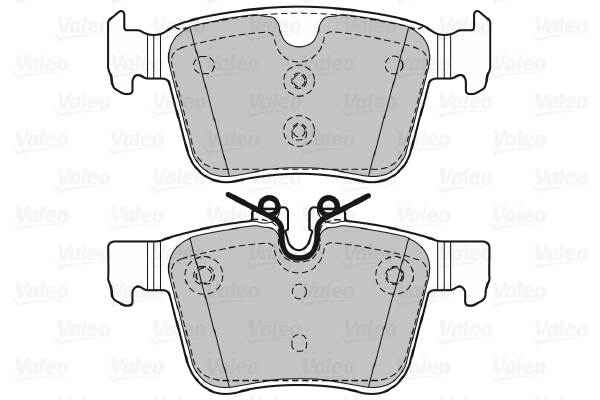 Placute frana VALEO 601473