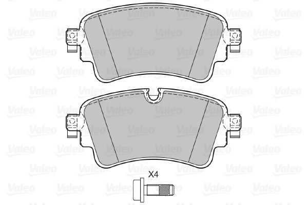 Placute frana VALEO 601497