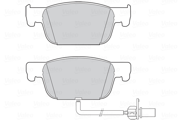 Placute frana VALEO 302320