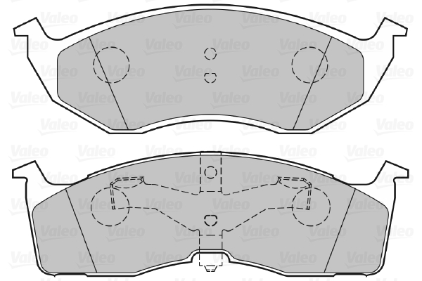 Placute frana VALEO 301556