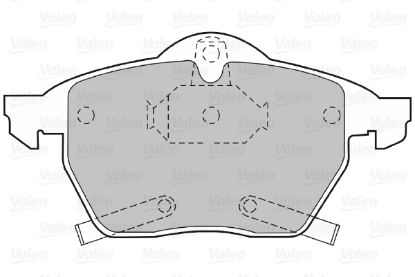 Placute frana VALEO 598454