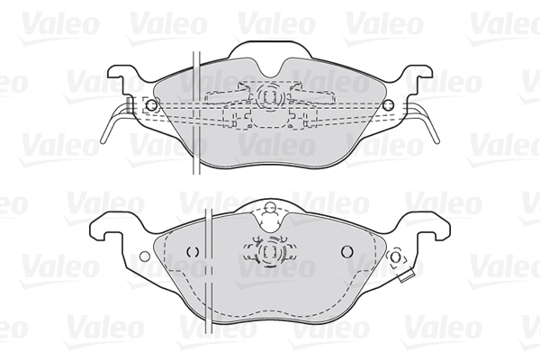 Placute frana VALEO 301322
