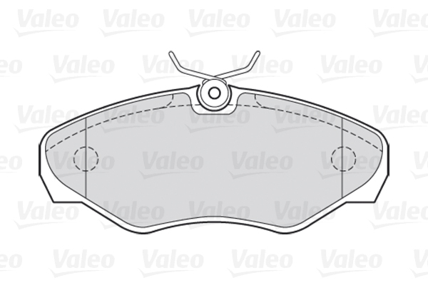Placute frana VALEO 301545