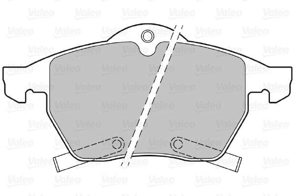 Placute frana VALEO 598475